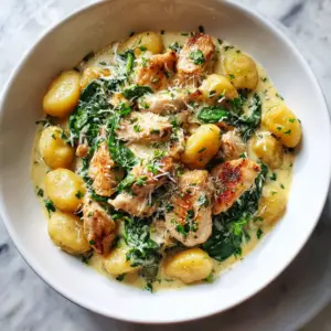 Skillet Gnocchi with Chicken and Herb Cream sauce