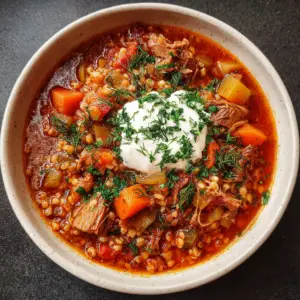 Ukrainian Pork Stew with Buckwheat groats
