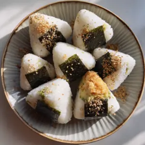 Avocado and Tofu onigiri