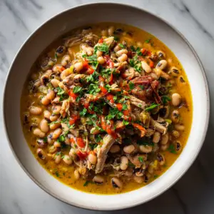 Delicious bowl of black-eyed peas