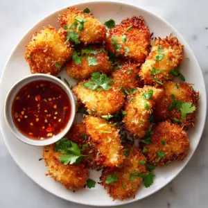 Crispy Thai Inspired Coconut Chicken nuggets
