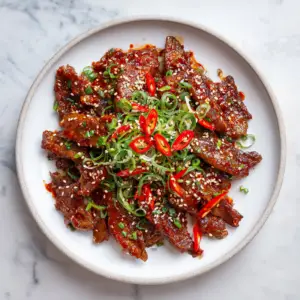 Korean Spicy Lamb bulgogi
